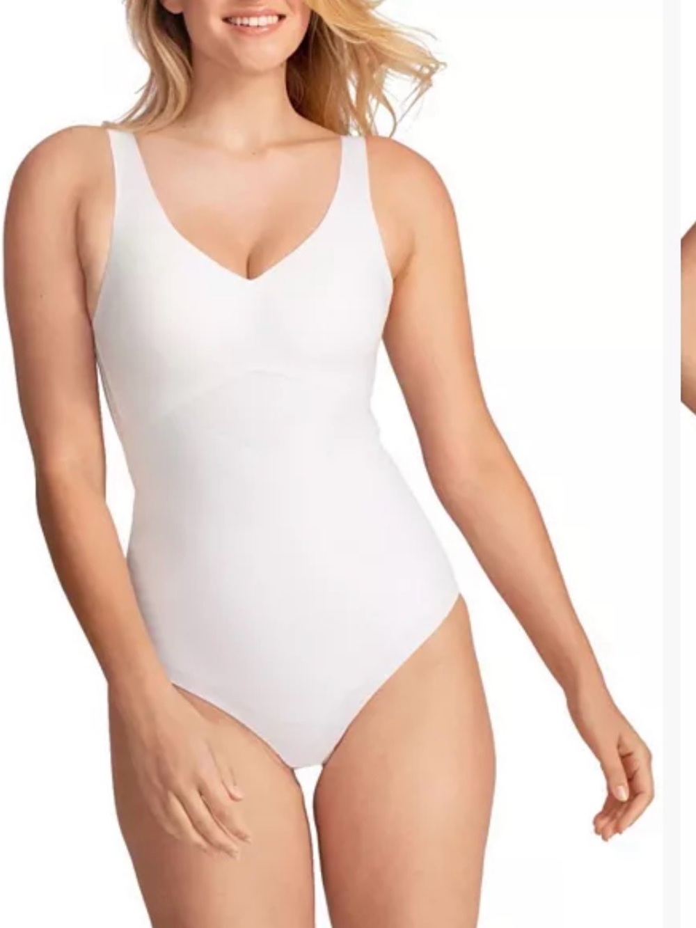 Honeylove Tank Cami Bodysuit Astral White Size 1X  Wedding Bridal Shapewear NWT